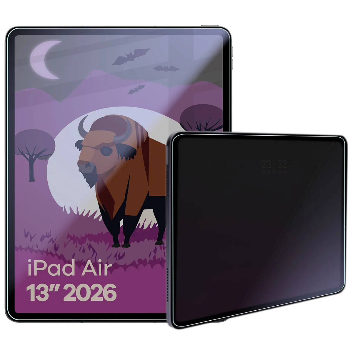 Szkło hybrydowe prywatyzujące Bizon Tab Hybrid Shadow do Apple iPad Air 13